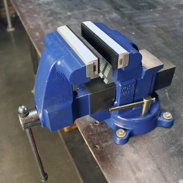 Yost Model MR-345 4-1/2 Inch Magnetic Aluminum Jaw Cap With Rubber Surface - Image 5