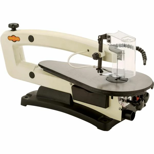 Shop Fox 18 In. VS Scroll Saw With LED And Rotary Tool Kit W1870