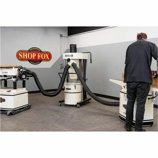 Shop Fox 2 HP Portable Cyclone Dust Collector W1868 - Image 2