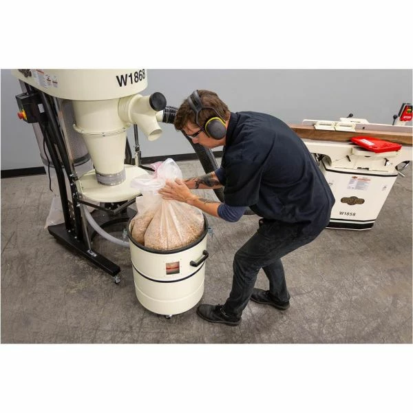 Shop Fox 2 HP Portable Cyclone Dust Collector W1868 - Image 3