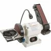 Shop Fox 2 In. X 27 In. Combo Belt 6 In. Disc Benchtop Sander W1838